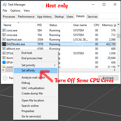 TurnOffCPUCores